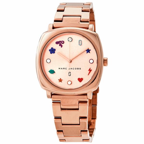 Marc Jacobs Mandy Rose Gold-tone Dial Men's Watch MJ3550 – Watches