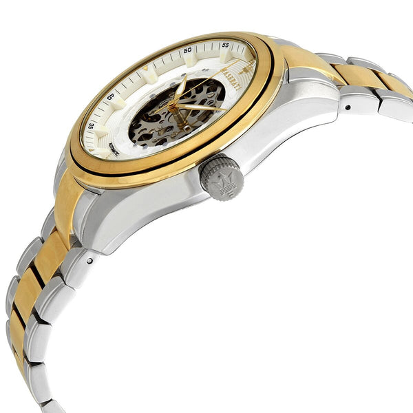 Maserati Traguardo Automatic White Skeleton Dial Men's Watch #R8823112003 - Watches of America #2