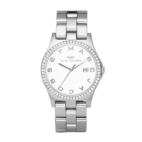 Marc jacobs 2025 henry watch silver