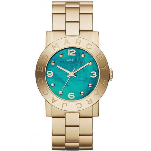 Marc By Marc Jacobs Amy Green Women's Gold Classic Watch MBM8624