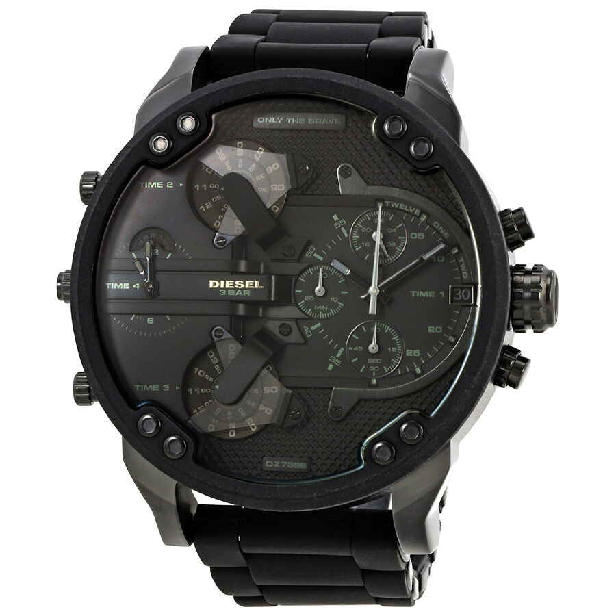 Diesel Mr. Daddy 2.0 Chronograph Black Dial Men's Watch DZ7396 – Watches of  America