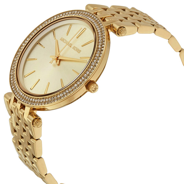 Michael Kors Darci Glitz Gold Dial Pave Bezel Ladies Watch #MK3191 - Watches of America #2