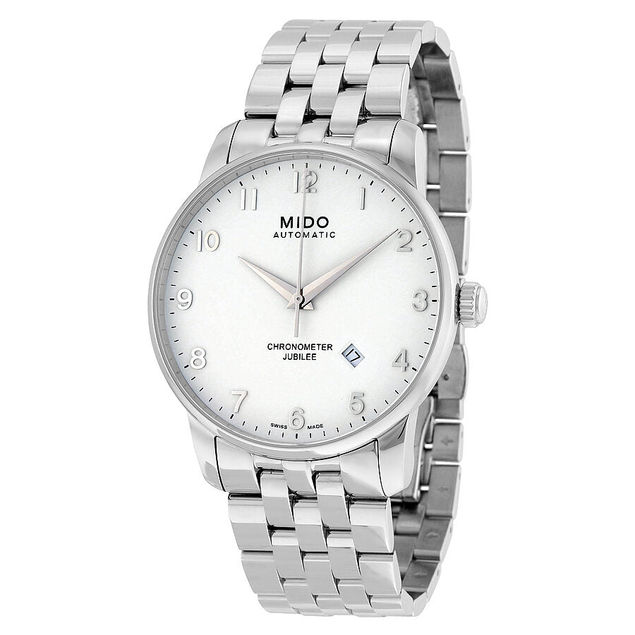 Mido Baroncelli Jubilee Silver Dial Stainless Steel Men