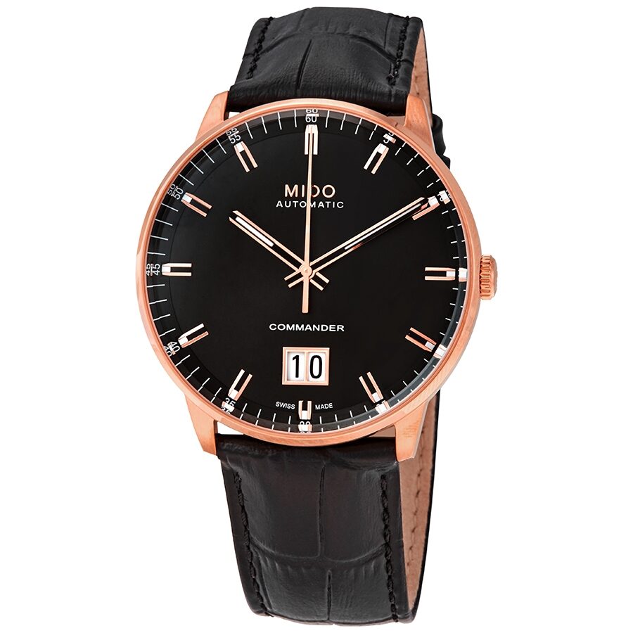 Mido Comander Automatic Black Dial Men's Watch