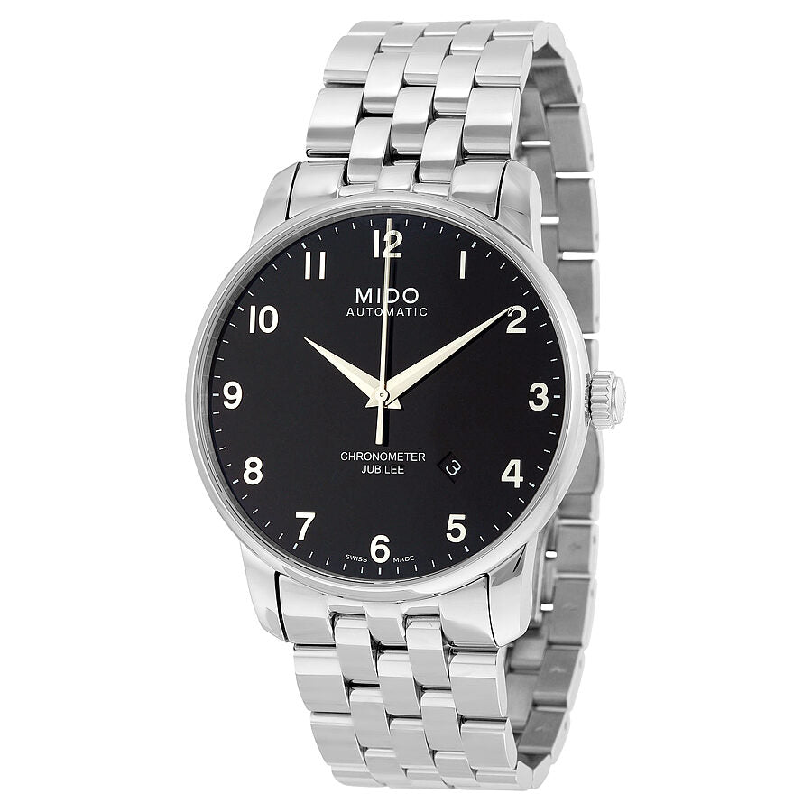 Mido Jubilee Automatic Black Dial Stainless Steel Men's