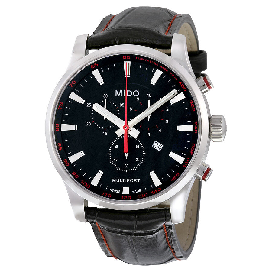 Mido Multifort Chronograph Black Dial Men