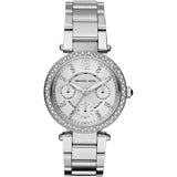 Reloj Michael Kors Parker multifunción plateado para mujer MK5615