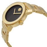 Movado Bold Black Dial Gold-tone Unisex Watch #3600397 - Watches of America #2