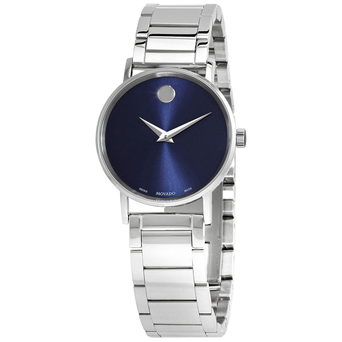 Reloj Movado Bold de cuarzo con esfera azul para hombre 0607235