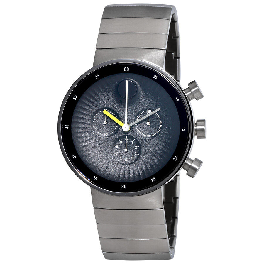 Movado edge black best sale