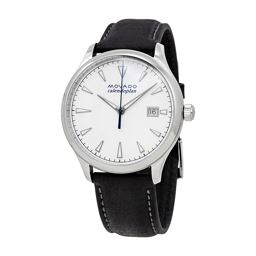 Movado heritage white dial men's watch hotsell