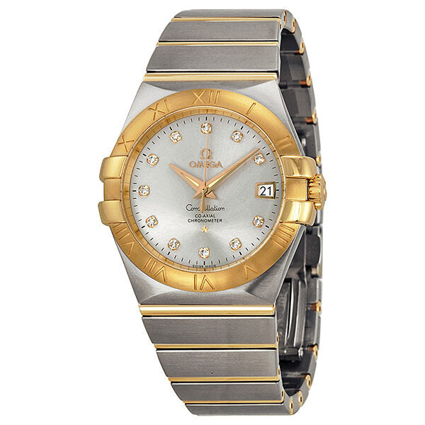Reloj Omega Constellation Chronometer Automático Esfera Plateada