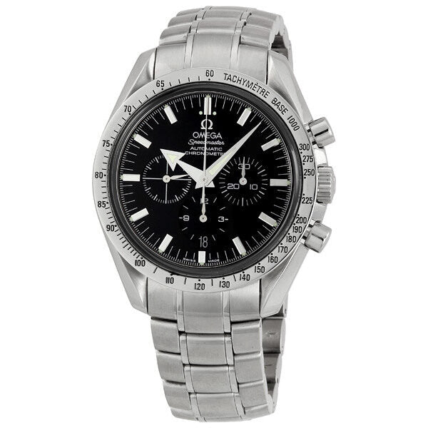 Omega speedmaster broad arrow chronograph online stainless steel automatic men's watch