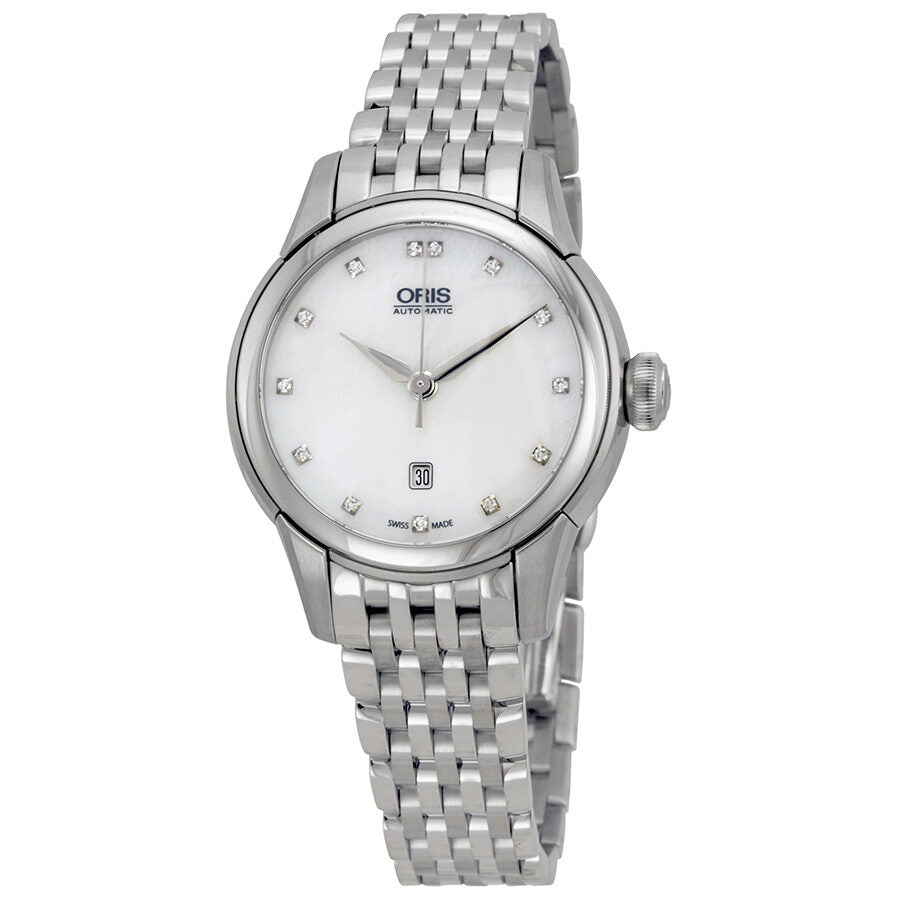 Oris Artelier Date Automatic Mother Of Pearl Diamond Dial