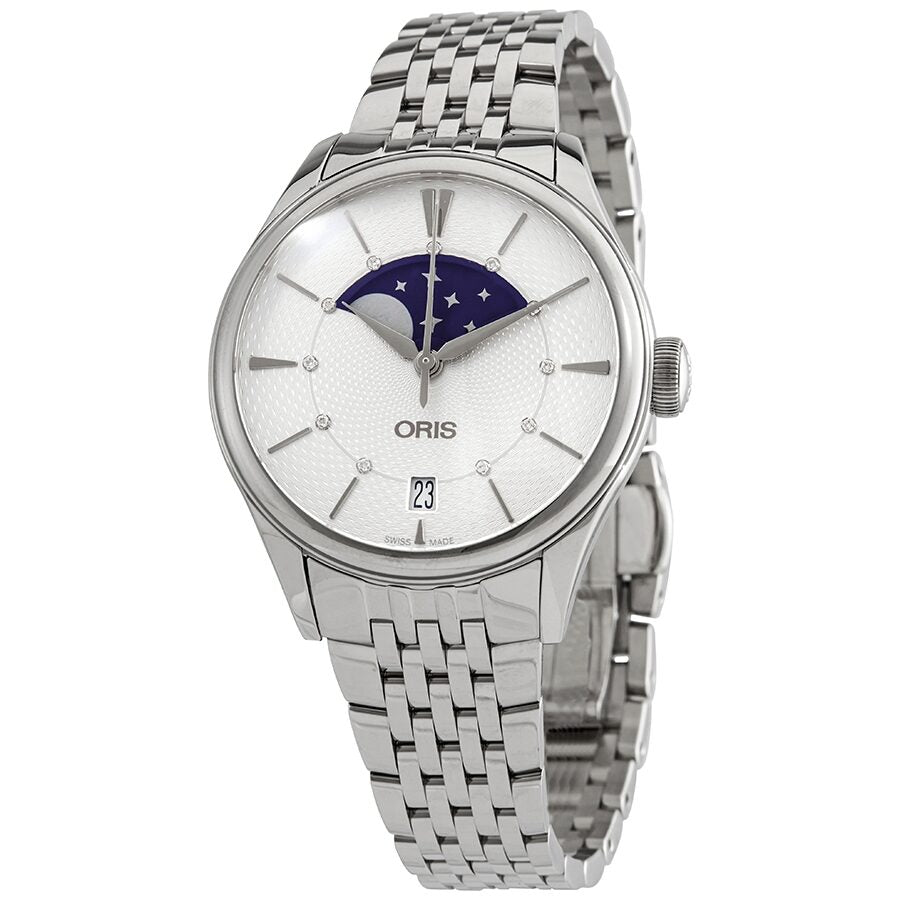 Oris Artelier Grande Lune Reloj de mujer con esfera de diamantes