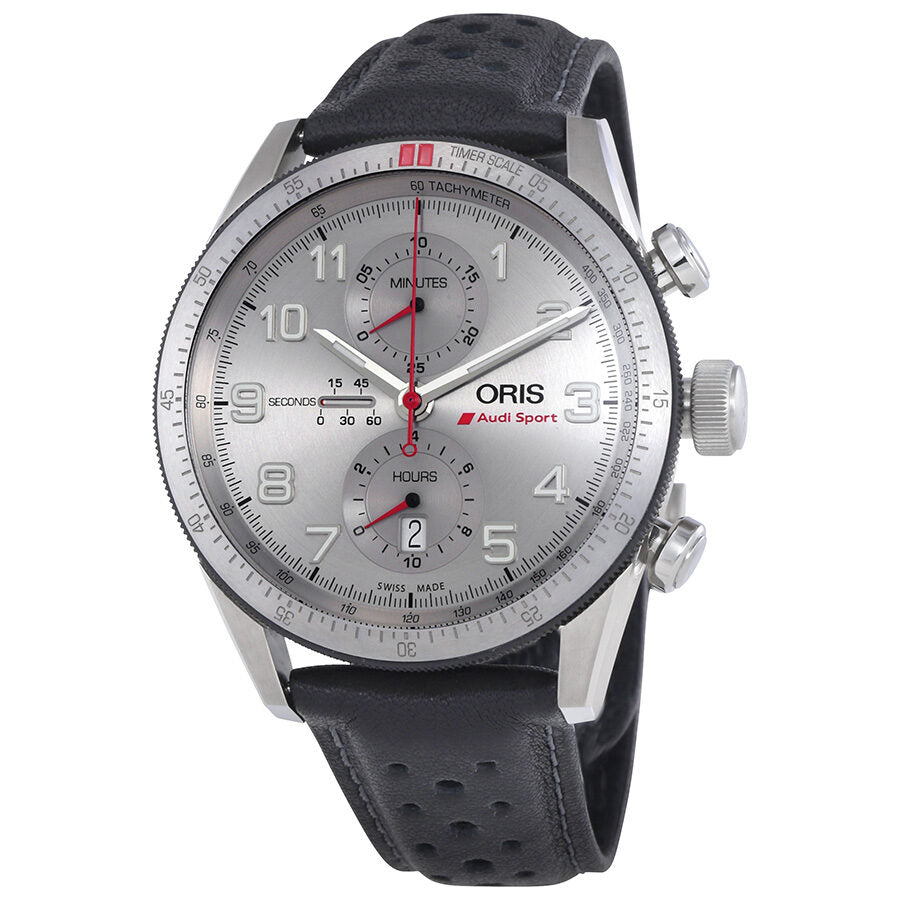 Oris Audi Sport Limitada Reloj de Hombre Esfera Plateada 774-7661-7481LS – Watches of America