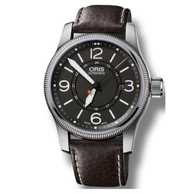 Reloj Oris Swiss Hunter Team Gray Dial Automatic Leather para