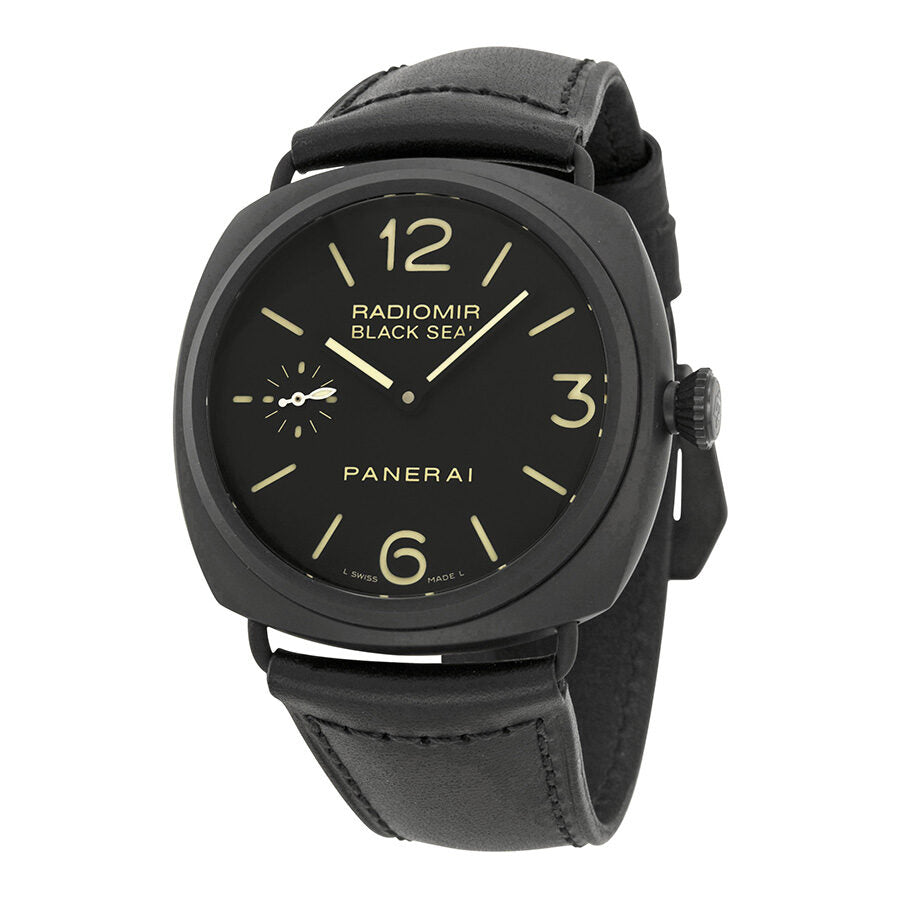 Panerai Reloj sumergible automático de esfera negra para hombre PAM00973,  Moderno