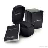 Reloj Emporio Armani de cuarzo con esfera gris y dos tonos para mujer AR1725