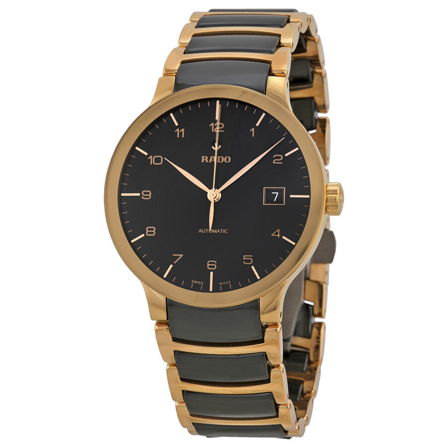 Rado black and hot sale gold ceramic watch