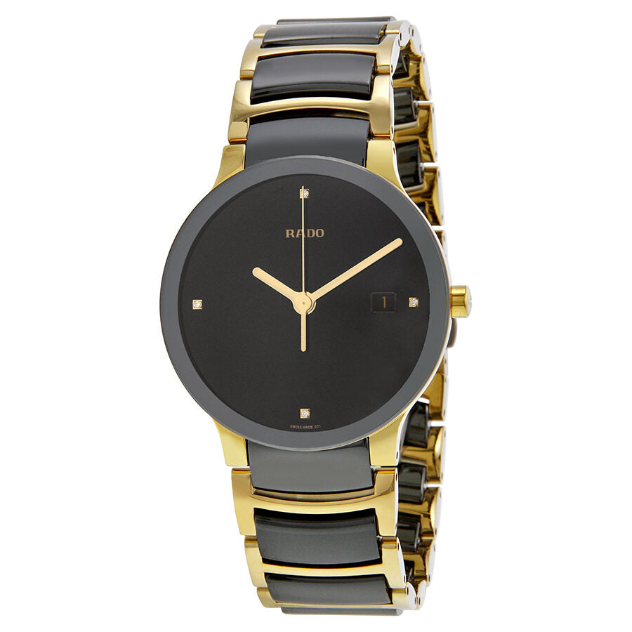 Rado Centrix Jubile Reloj de cerámica negra para hombre R30929712