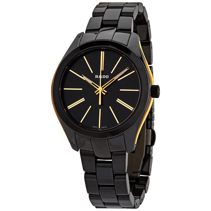 Rado HyperChrome Quartz Black Dial Ladies Watch R32214152