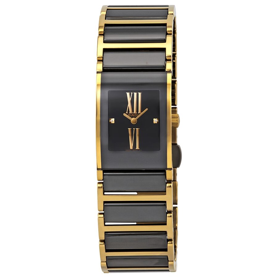 Rado Integral Jubilee Black Dial Ceramic Ladies Watch R20789762