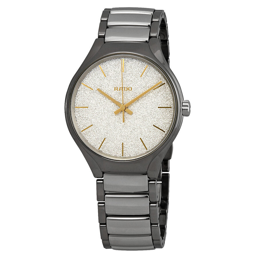 RADO STAINLESS STEELシルバー 腕時計 Rado True Blaze Metallic Silver Glitter Dial Men's Limited