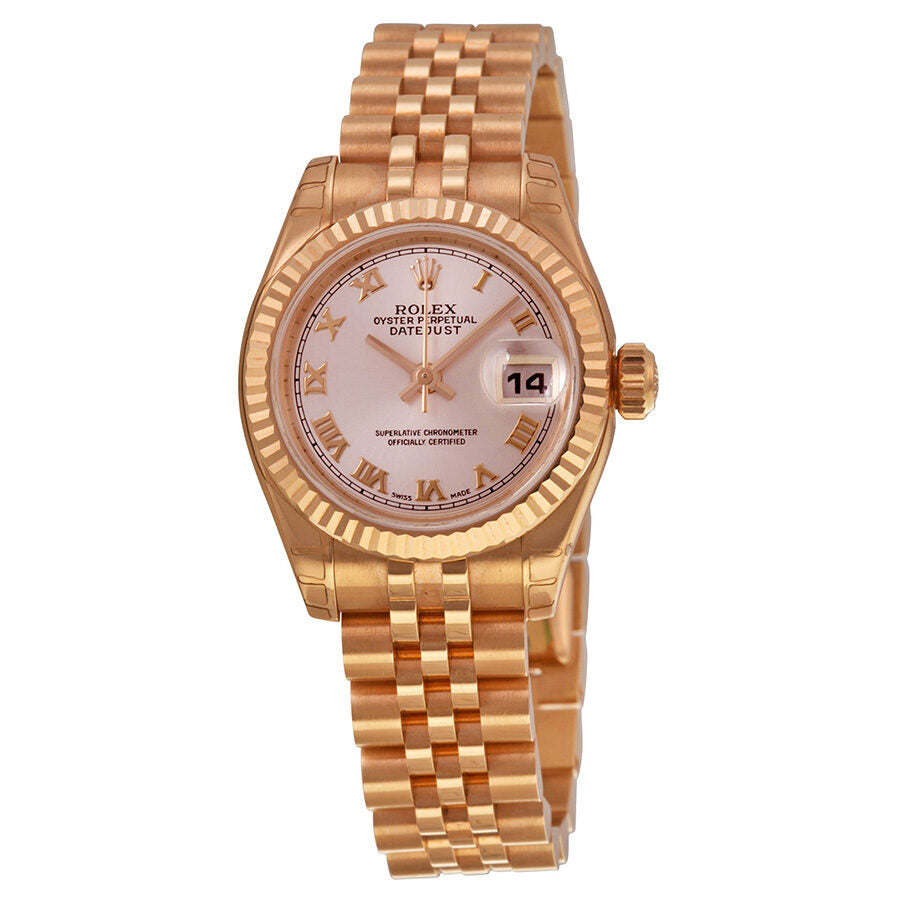 Rolex Lady-Datejust 26 Rose Gold Watch 179175 - 179175-PNKRP