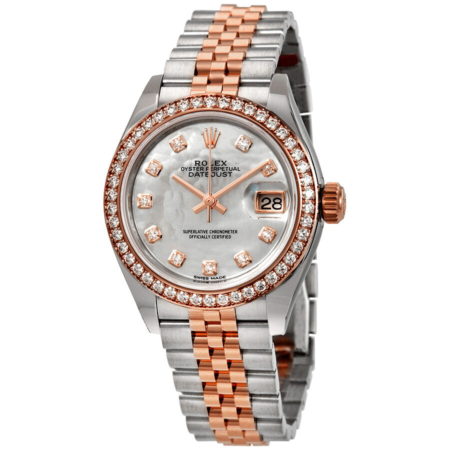 Rolex Lady-Datejust 28 Mother of Pearl Diamond Watch