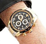Versace V-Ray Chronograph Two-Tone Men's Watch VE2I00421 - Watches of America #3