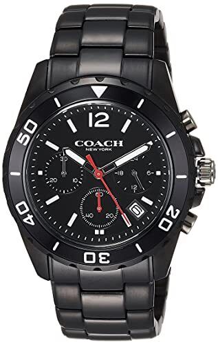 Coach Kent Chronograph All Black Men's Watch 14602554 – Watches of