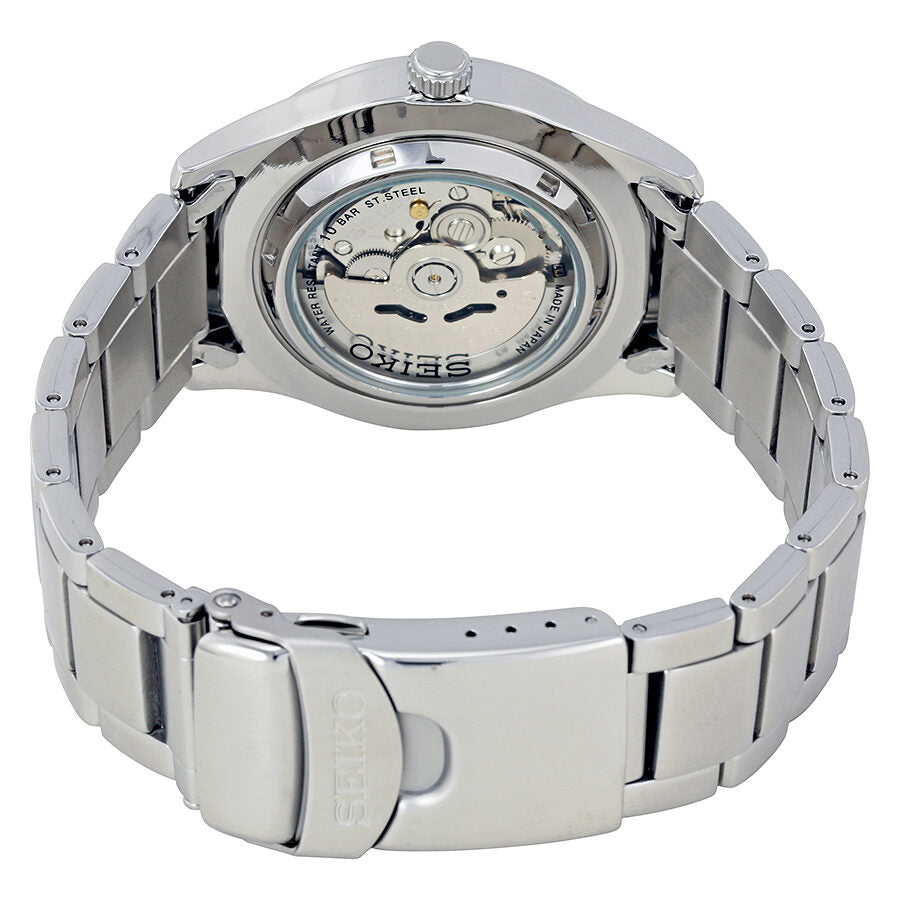 Seiko 5 Black Dial Stainless Steel Men's Watch #SNZG13J1 - Watches of America #3