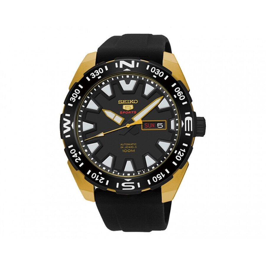 Seiko 5 Sports Automatic Black Dial Men's Watch #SRP750J1 - Watches of America