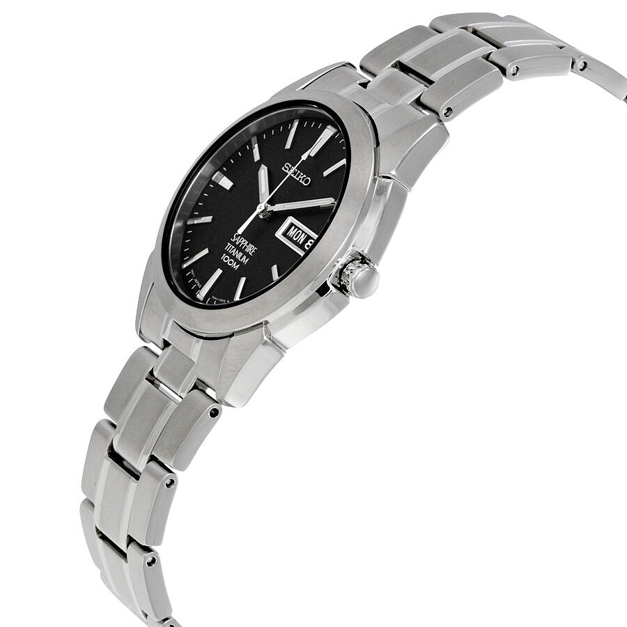 Seiko Grey Dial Titanium Men's Watch #SGG731 - Watches of America #2