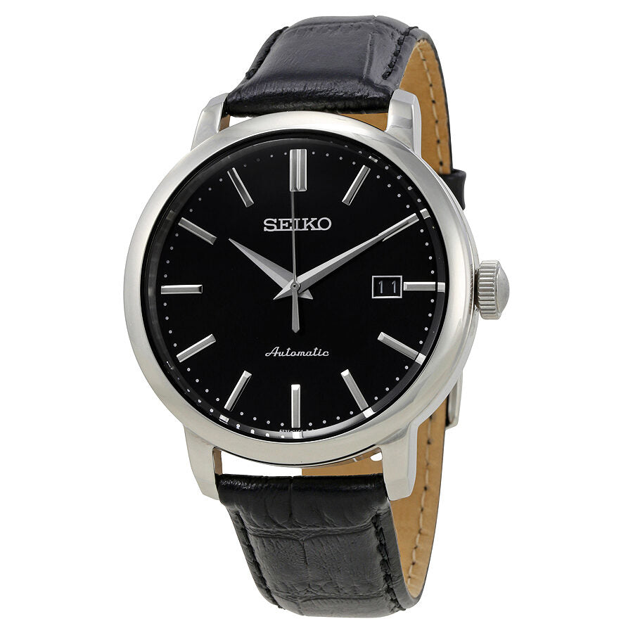 Seiko Classic Automatic Black Dial Men's Watch SRPA27 Watches of America