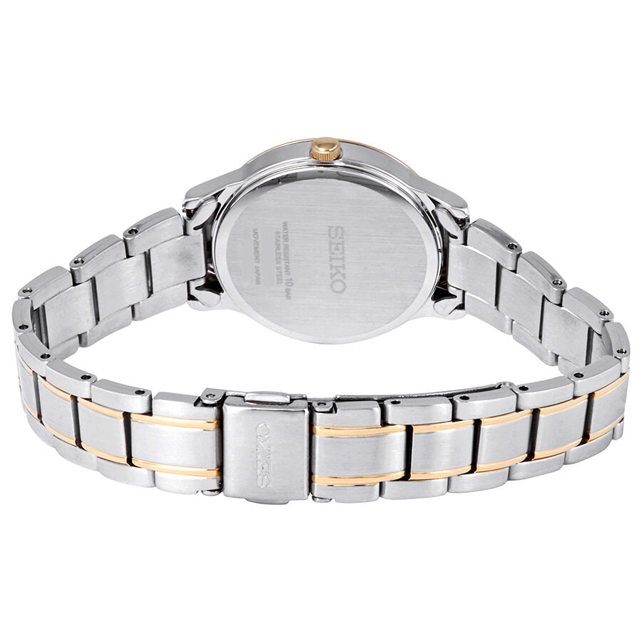 Seiko Classic Silver Dial Two-tone Ladies Watch #SXDG94P1 - Watches of America #3