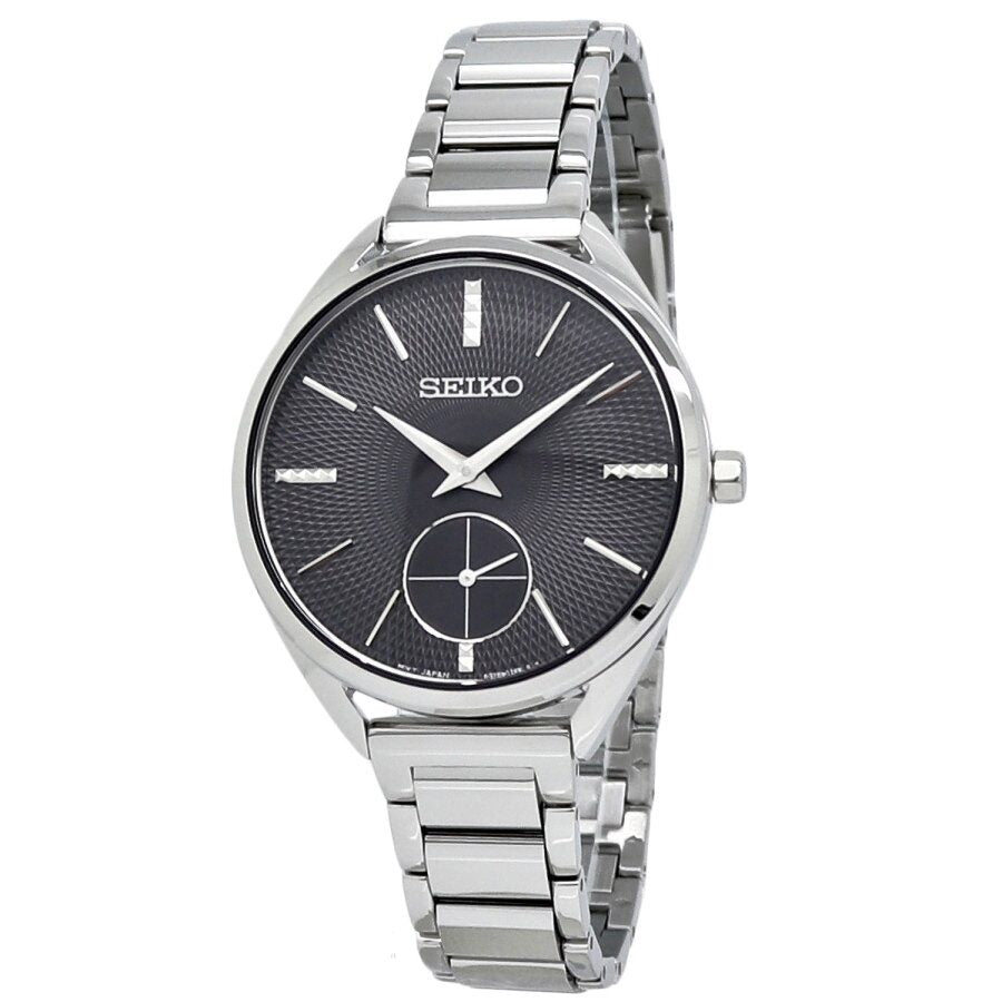 Seiko Conceptual 50th Anniversary Quartz Black Dial Ladies Watch #SRKZ51 - Watches of America