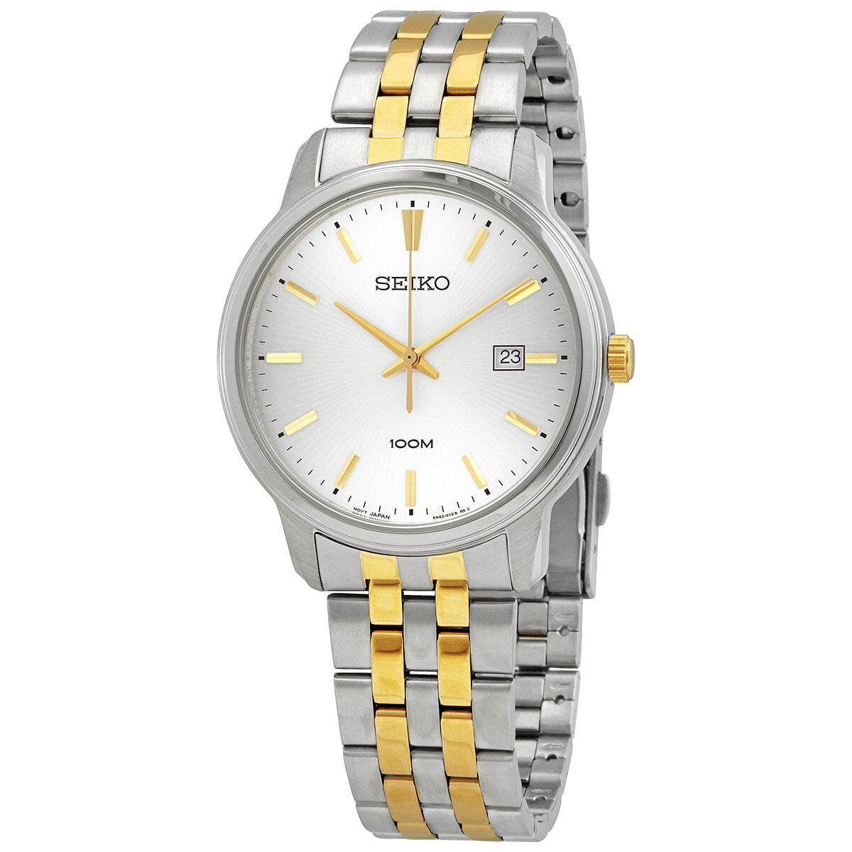 Seiko Neo Classic Quartz Silver Dial Men's Watch #SUR263P1 - Watches of America