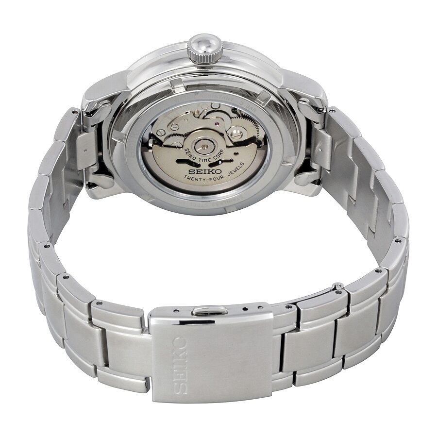 Seiko Neo Classic White Dial Stainless Steel Men's Watch #SGEH39 - Watches of America #3