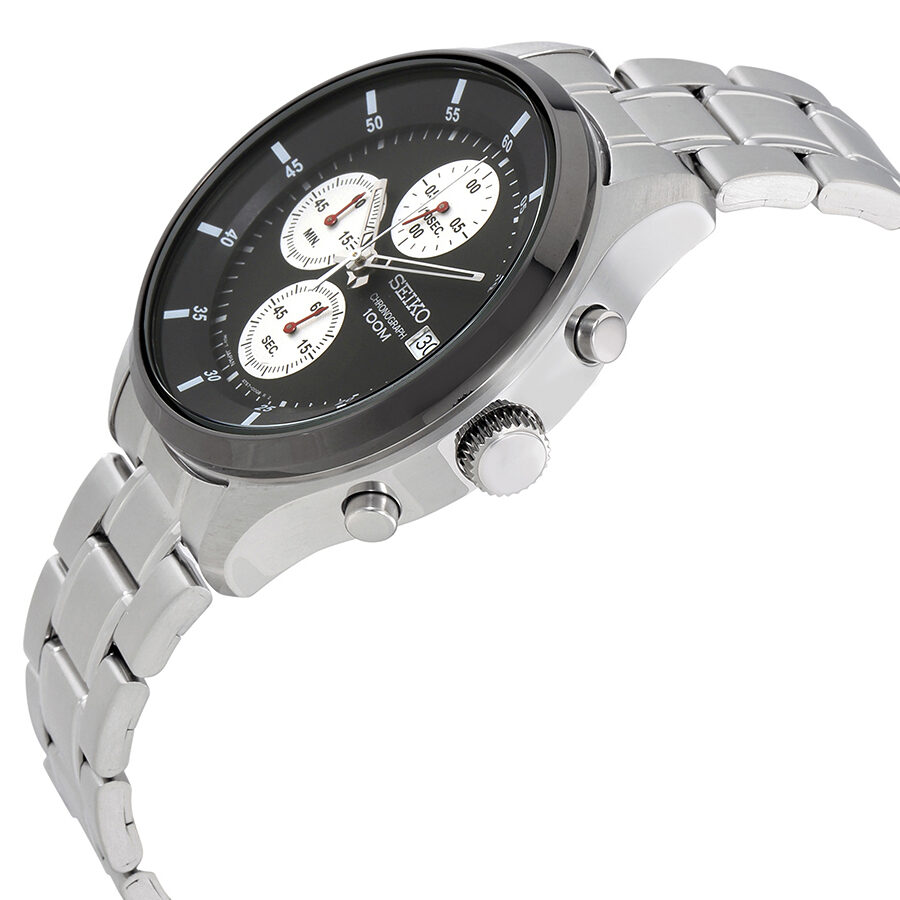 Seiko Neo Sports Black Dial Chronograph Men's Watch #SKS545 - Watches of America #2