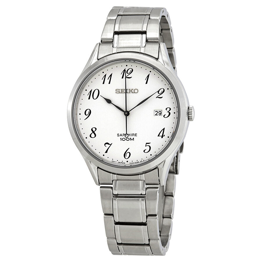 Seiko Sapphire Silver Dial Men's Watch #SGEH73P1 - Watches of America