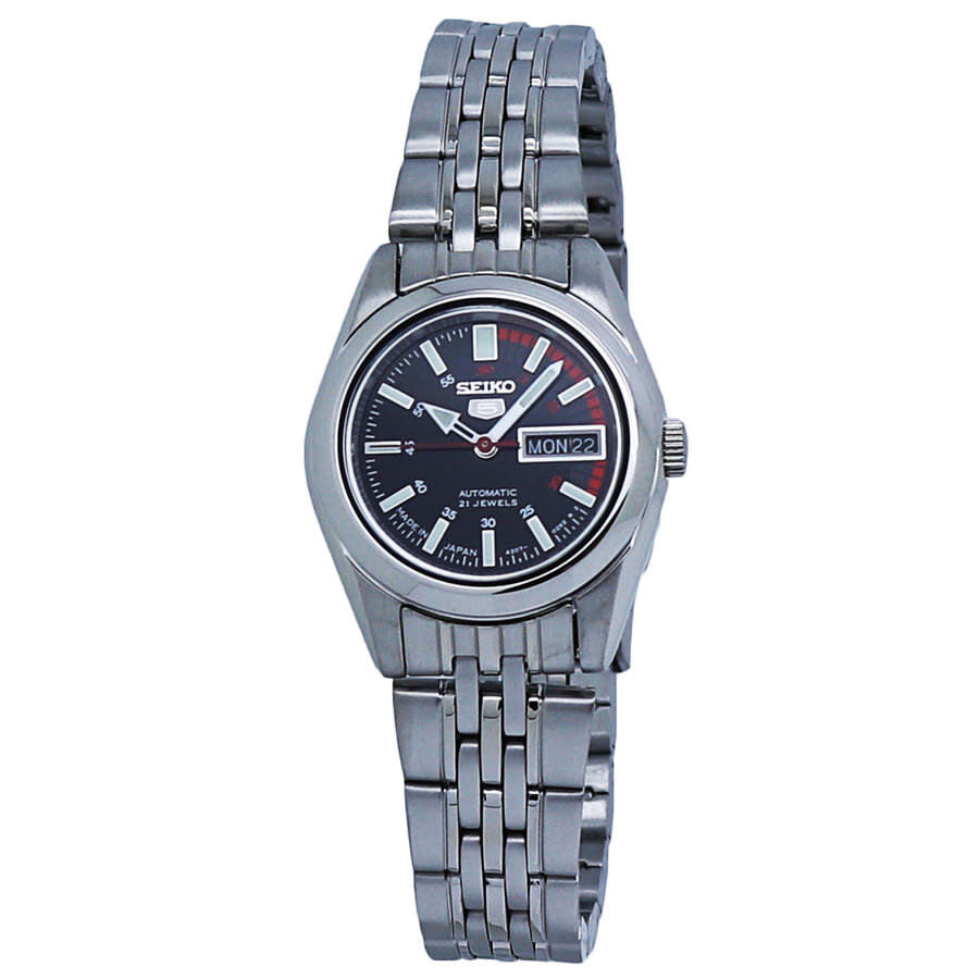 Seiko Seiko Automatic Black Dial Ladies Watch SYMA43J1 – Watches