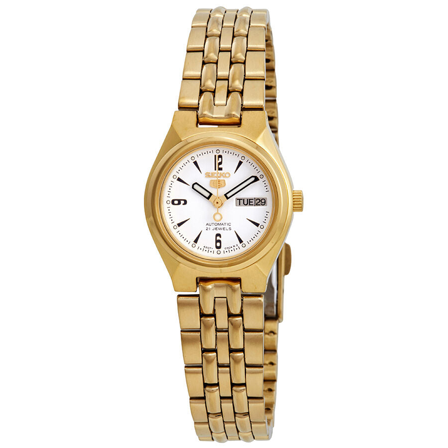 Seiko Series Automatic White Dial Ladies Watch SYMA22 – Watches