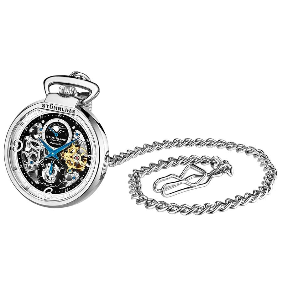 Stuhrling pocket watch new arrivals