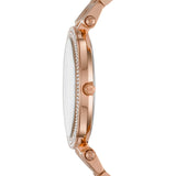 Michael Kors Rose Gold Darci Blue Dial Women's Watch MK3728 - Watches of America #2