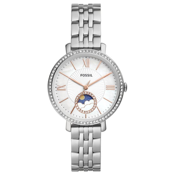 Fossil Jacqueline Sun Moon Reloj Mujer Plata ES5164