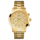 Guess Analog Gold Stainless Steel Men's Watch W15061G2