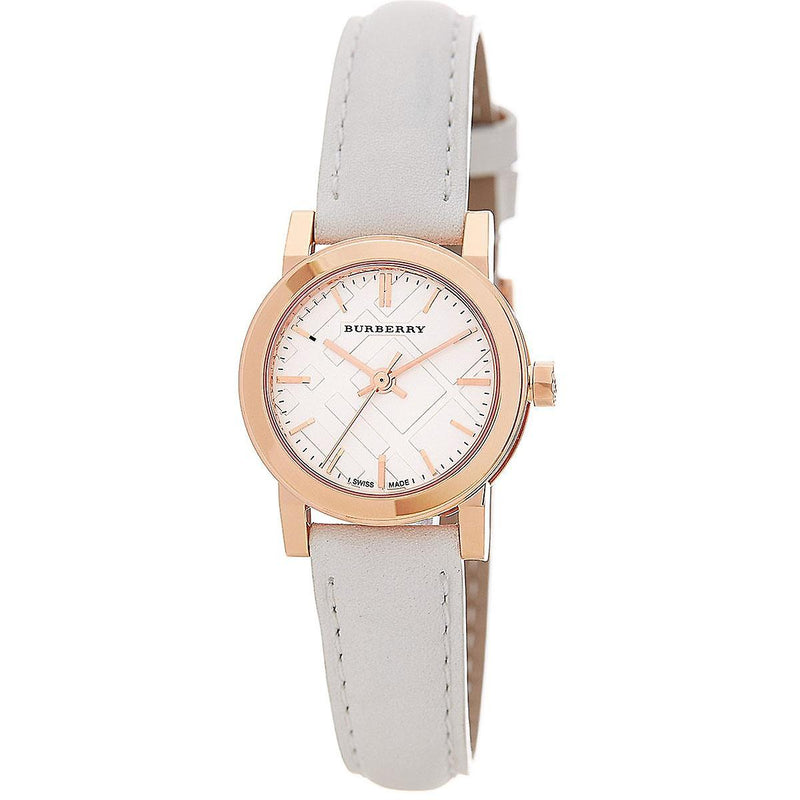 Burberry The City - Reloj de pulsera para mujer con correa de piel en oro rosa BU9209