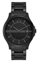 Armani Exchange Hampton Black Dial All Black Men's Watch - AX2104